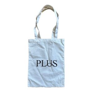 (3 for $15) Plus magazine canvas tote new